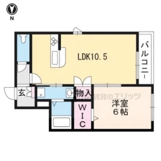 Grace Ogura【201号室】の間取り