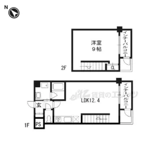 クロスメゾン【401号室】の間取り