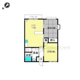 アネックスモリヤマC棟【202号室】の間取り