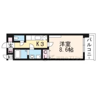 メゾン・ノーブル【2-H号室】の間取り