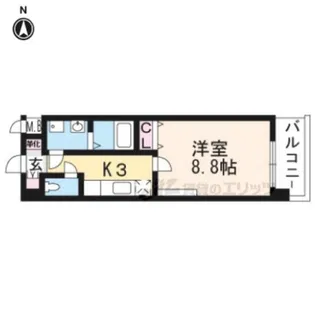 メゾン・ノーブル【6-C号室】の間取り