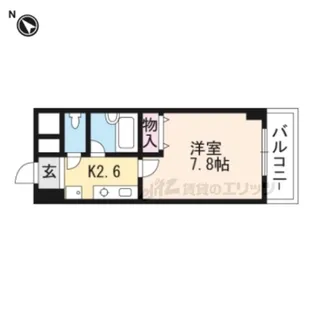 RECTO【609号室】の間取り