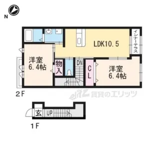 レガーノ【202号室】の間取り