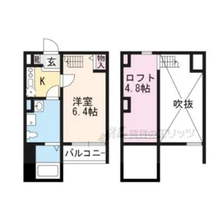 F.Gプレミア【202号室】の間取り