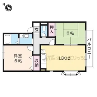 ハイムプランドール A棟【1階】の間取り