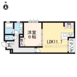 STONE VILLAGE【403号室】の間取り