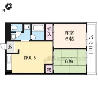 LakiaMaison野洲【301号室】の間取り