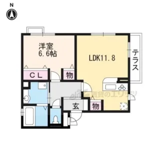 グランロジェール【202号室】の間取り