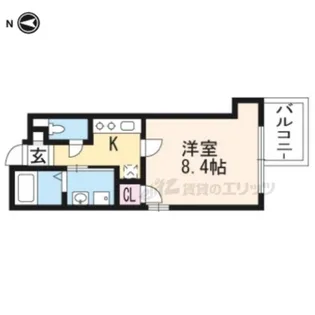 グランデ高野【301号室】の間取り