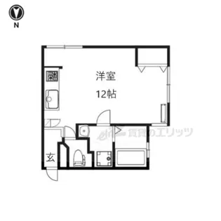 鴨戸ハイツ【3-A号室】の間取り