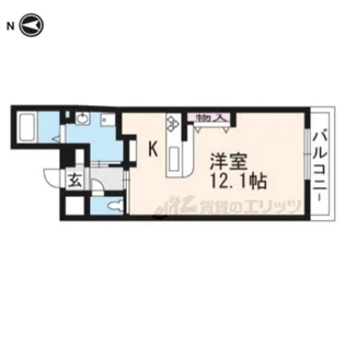 シャルレ16番館【205号室】の間取り