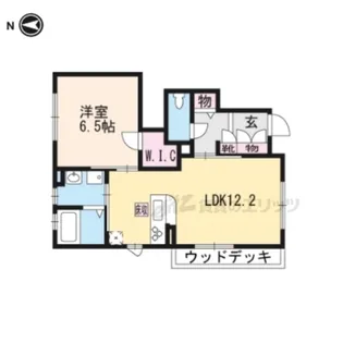 メゾン・ビオルネ?【101号室】の間取り