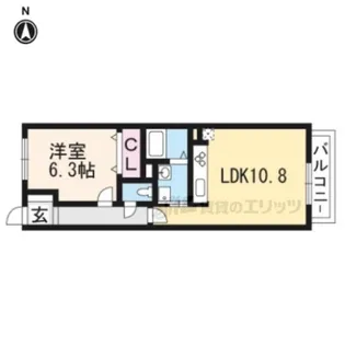 マントヴァーニ【3階】の間取り