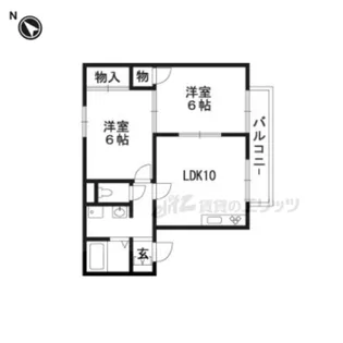 メゾンエルドラドA【203号室】の間取り