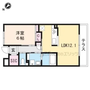 T’sルポゼ【203号室】の間取り