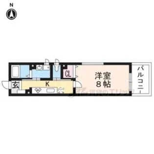 カルーナ【207号室】の間取り