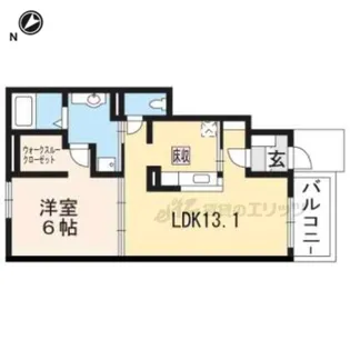 ラック ドゥ【1階】の間取り