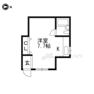 ハイム・ユーゲント【102号室】の間取り