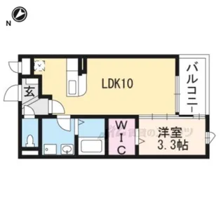 カルム大住【1階】の間取り
