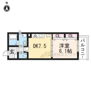 パトラス【210号室】の間取り