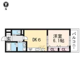 パトラス【103号室】の間取り