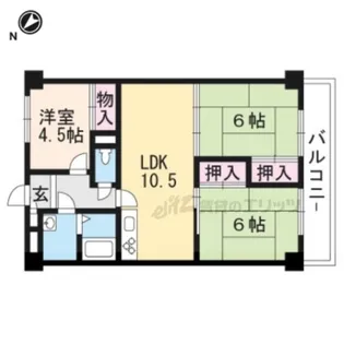 ヴィラセンチュリー21【502号室】の間取り