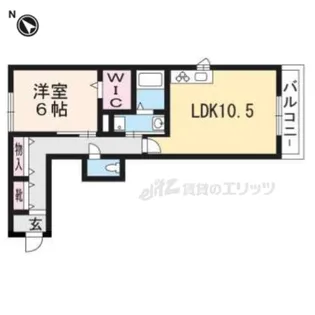 リヴェール響【1階】の間取り