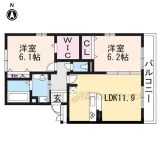 Casa Paso【3階】の間取り