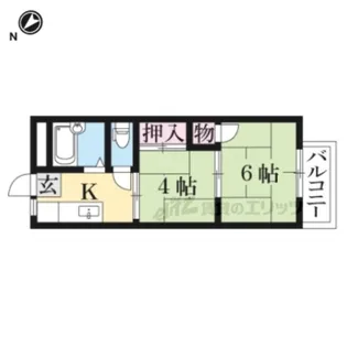 プラザエイト【2階】の間取り