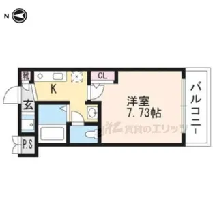 シボラ西大路【1階】の間取り