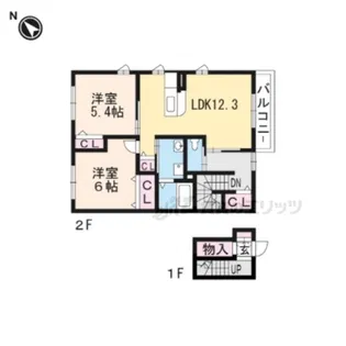 シャーメゾンKishioka【201号室】の間取り