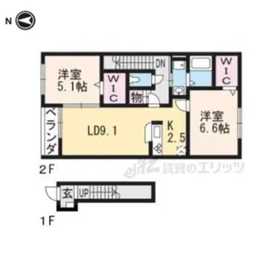 Belle Saison【2階】の間取り