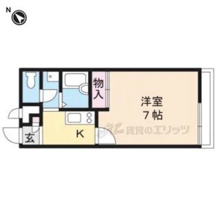 レオパレスガード1【203号室】の間取り