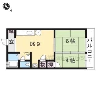 グリーンハイツ秋葉台【101号室】の間取り