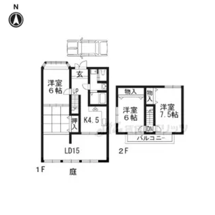 京都府京都市左京区岩倉三宅町【一戸建】の間取り