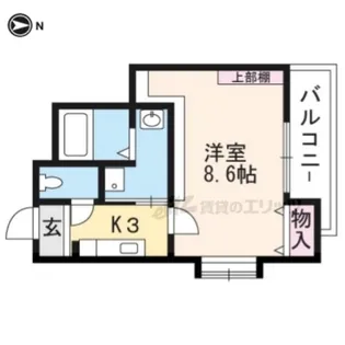 メゾン・リリー【5階】の間取り