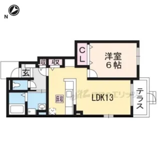 モルトベーネ?【1階】の間取り