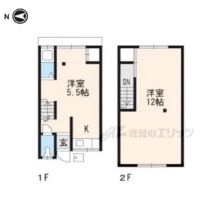 千葉住宅【2号室】の間取り