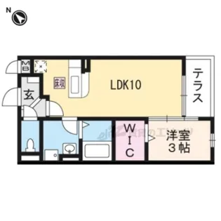 サニーヴィラエテルノM【1階】の間取り
