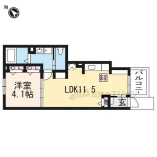 アニメート・トクヨーPartⅡ【1階】の間取り