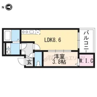 Arto桂川【2階】の間取り