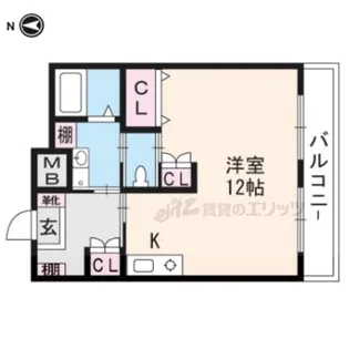 ブラッサム精華【2階】の間取り