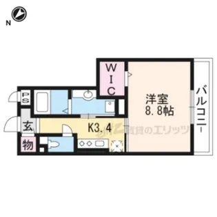 テレザート光台【2階】の間取り