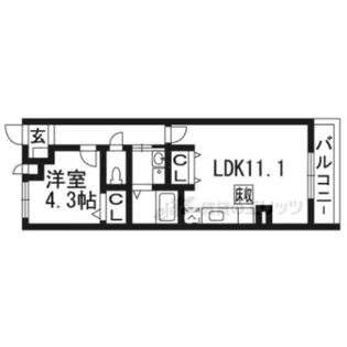 グラン シエル【2階】の間取り