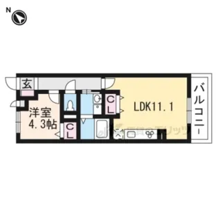 グラン シエル【3階】の間取り