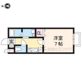 サンコート三雲【101号室】の間取り