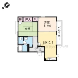 シャーメゾンピュアズA棟【202号室】の間取り
