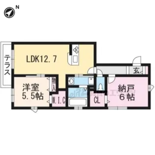メゾン向島東【102号室】の間取り