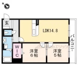 グラン ディアス【5階】の間取り