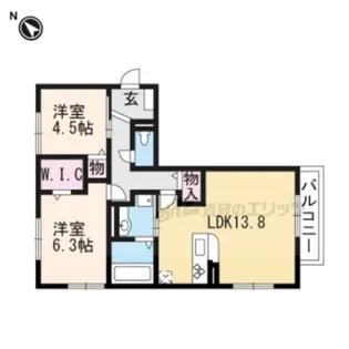 リベルタ【3階】の間取り